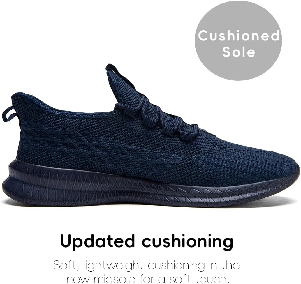 Women's Walking Shoes Casual Slip on Running Tennis Shoes Lightweight Breathable Non Slip Athletic Fashion Mesh Workout Casual Sports Sneakers