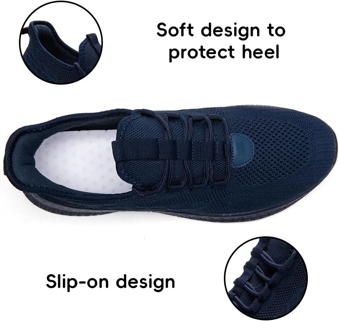 Women's Walking Shoes Casual Slip on Running Tennis Shoes Lightweight Breathable Non Slip Athletic Fashion Mesh Workout Casual Sports Sneakers