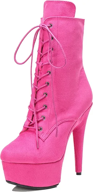 WUXIN H&P 6 in Pole Dance Boot Shoes For Women,6 in Exotic Stiletto Pole Dance Boot Shoes Platform,6 in Stiletto Platform Pole Dancing Shoes Ankle Boots Heels