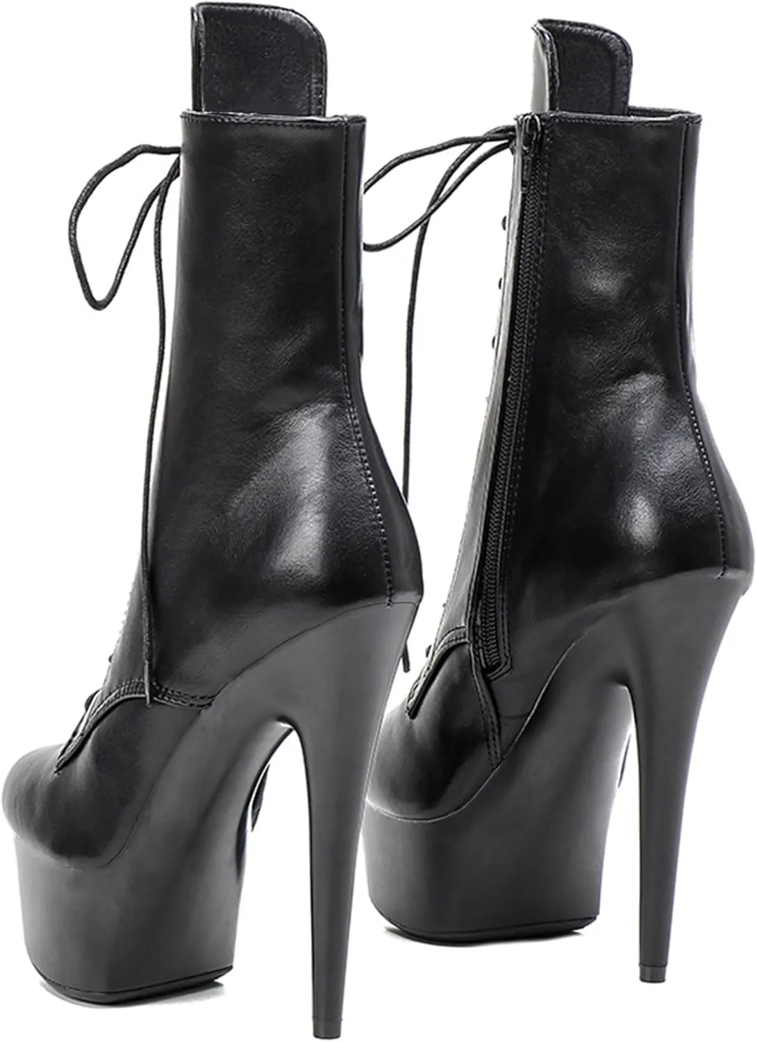 WUXIN H&P 6 in Pole Dance Boot Shoes For Women,6 in Exotic Stiletto Pole Dance Boot Shoes Platform,6 in Stiletto Platform Pole Dancing Shoes Ankle Boots Heels
