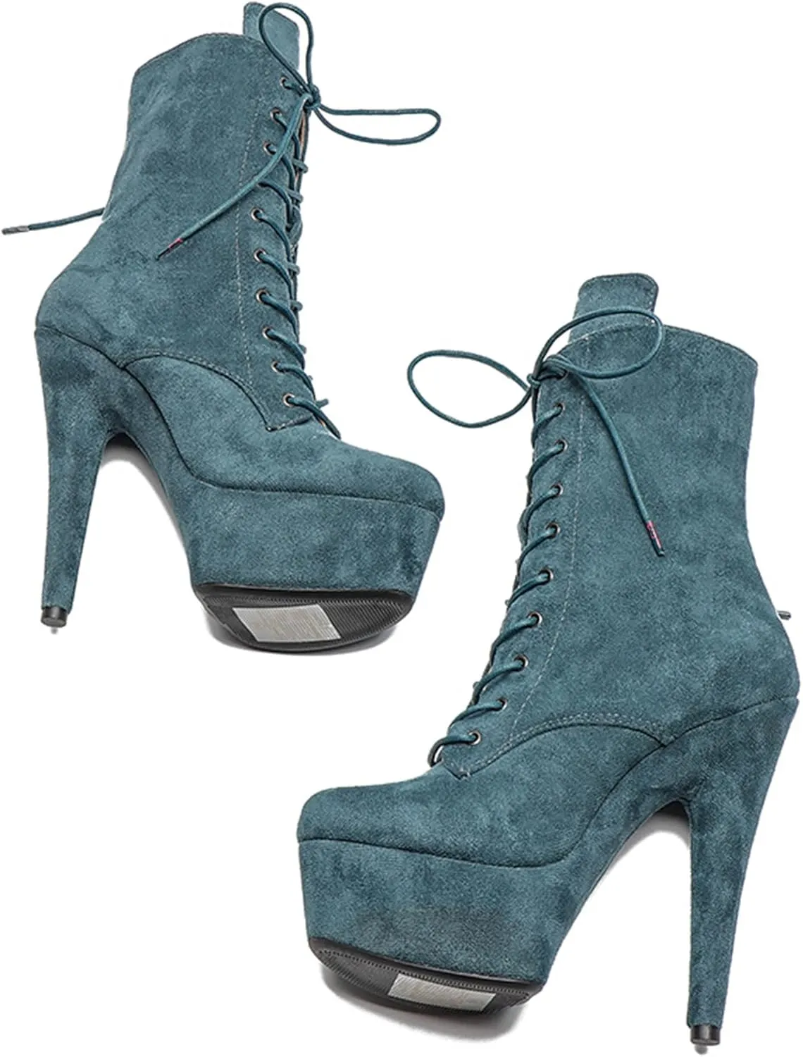 WUXIN H&P 6 in Pole Dance Boot Shoes For Women,6 in Exotic Stiletto Pole Dance Boot Shoes Platform,6 in Stiletto Platform Pole Dancing Shoes Ankle Boots Heels