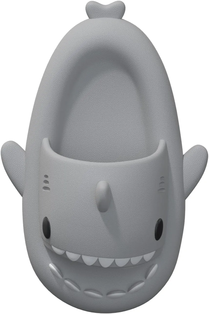 XPKWS Shark Slides for Women and Men Unisex Cloud Slippers Adult Novelty Beach Sandals with Thick Sole