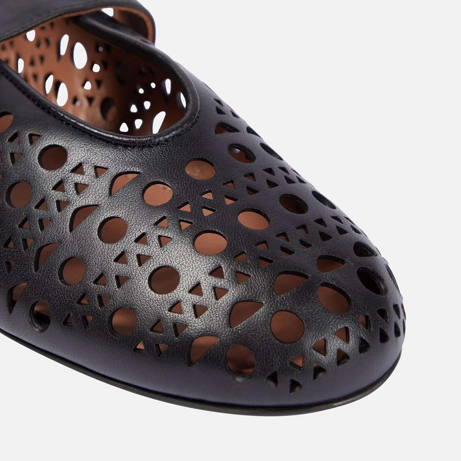 Yishaweiqi Hollow Out Ballet Flats Shoes for Women Buckle Strap Ballerina Shoes Breathable Round Toe Mary Jane Flats Casual Comfortable Daily Dress Summer Shoes