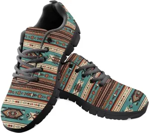 Yzaoxia Women Tennis Shoes Lace Up Breathable Sneakers Athletic Running Hiking Gym Shoes for Men