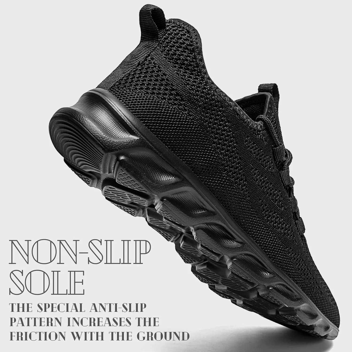 ZGPWZWL Mens Running Shoes Fashion Sneakers Tennis Gym Golf Lightweight Walking Training Jogging Breathable Comfortable Shoes