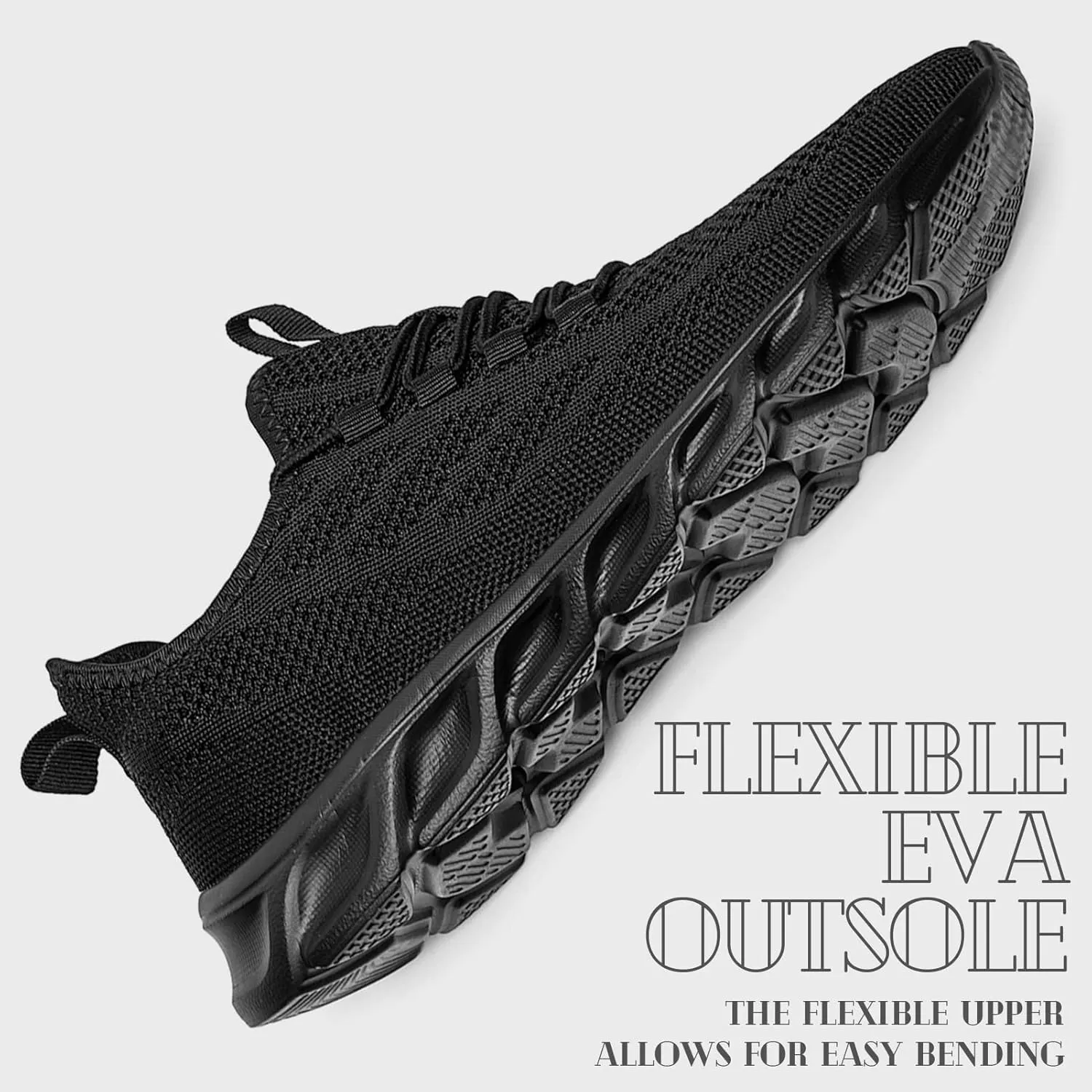 ZGPWZWL Mens Running Shoes Fashion Sneakers Tennis Gym Golf Lightweight Walking Training Jogging Breathable Comfortable Shoes