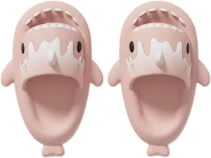 Zureto Ice Cream Shark Slides, Cute Cloud Shark Slides Original, Summer Eva Anti-Slip Casual Shark Sandals