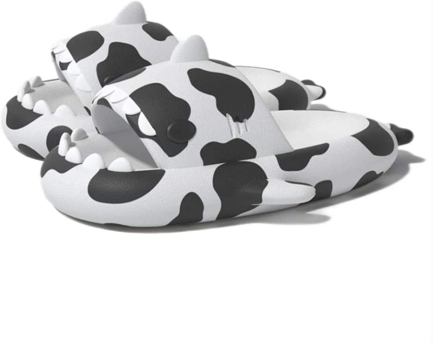 Zureto Shark Slides Slippers, Novelty Cloud Shark Slippers, Anti-Slip Quick Drying Shark Sliders, EVA Starlight Shark