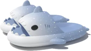Zureto Spotted Starlight Shark Slides and Slippers - Anti-Slip Quick Drying Sandals - Unisex